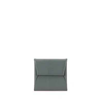 Pre-owned Hermes Gray Coin Purse/coin Case ()