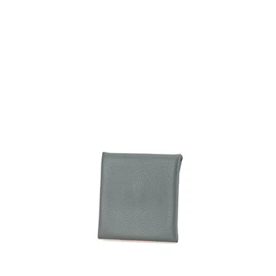 Pre-owned Hermes Gray Coin Purse/coin Case ()
