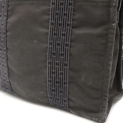 Pre-owned Hermes Gray Nylon Canvas Backpack ()
