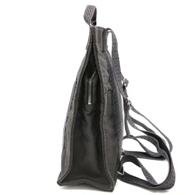 Pre-owned Hermes Gray Nylon Canvas Backpack ()