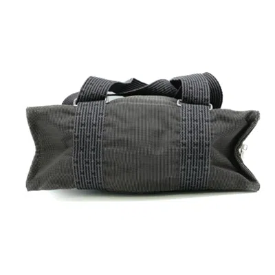 Pre-owned Hermes Gray Nylon Canvas Backpack ()