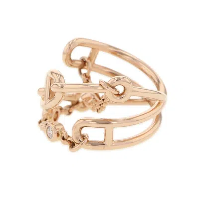 Pre-owned Hermes Pink Band Ring ()