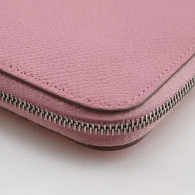 Pre-owned Hermes Silk'in Pink Rose Confetti Epsom Leather Long Wallet (bi-fold) ()