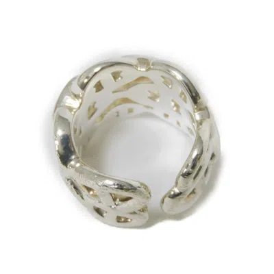 Pre-owned Hermes Silver Silver 925 Band Ring ()