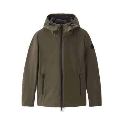 Woolrich Pacific Softshell Jacket Man Dark Green