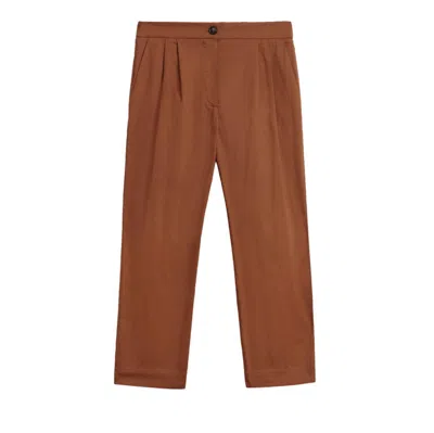 Woolrich - Ut3027 Poplin Pant 7148 Rusty Brown Wwtr0119fr