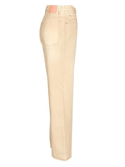Acne Studios 2021f Traffic Sand Trousers Beige In Neutral