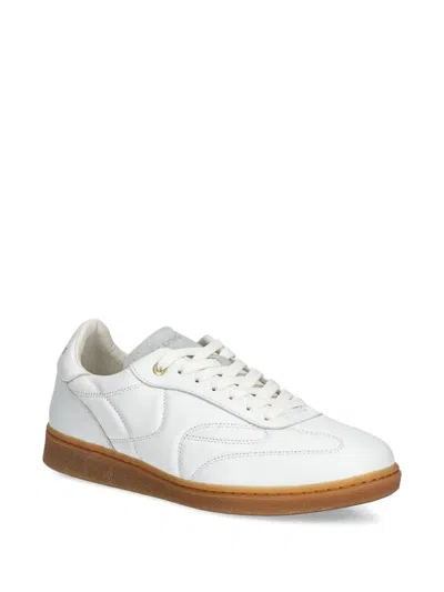Filling Pieces Sprinter Dice Leather Sneakers In White