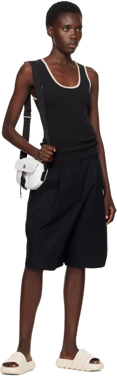 Moncler Modern White Sandals With Cushioned Strap In Neutral