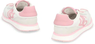 Dolce & Gabbana Canvas And Suede Sneakers