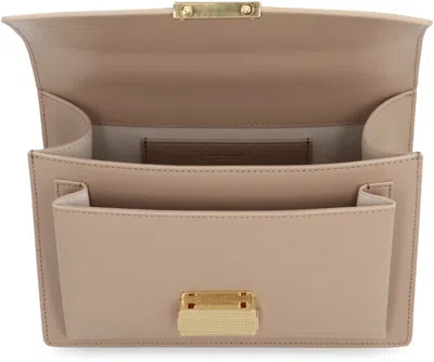 Golden Goose Venezia Flap Leather Crossbody Bag In Neutral