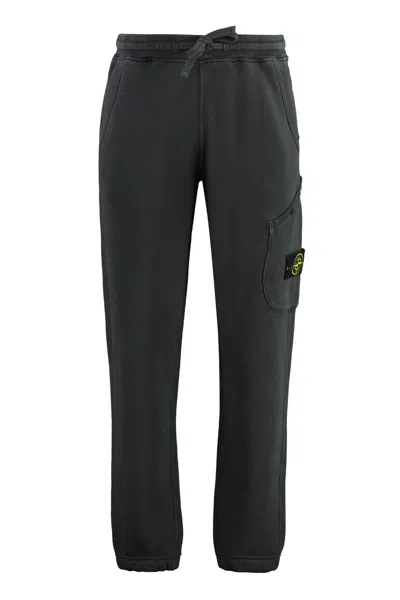 Stone Island Logo Print Sweatpants