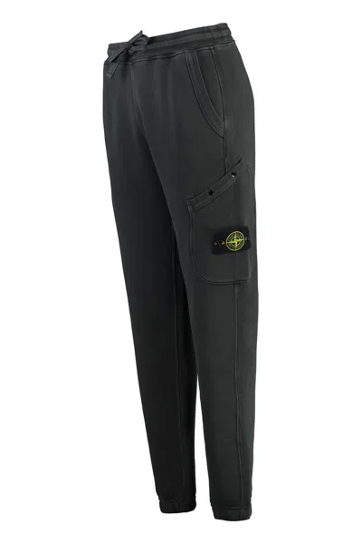 Stone Island Logo Print Sweatpants