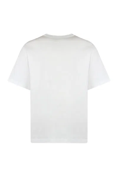 Dolce & Gabbana White T-shirt With Iconic Dg Logo Graphic