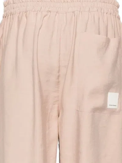 Emporio Armani Soft-touch Modal Bermuda Shorts With Peace-inspired Print