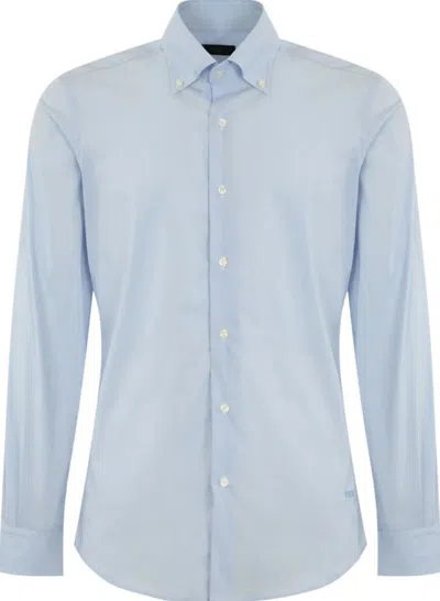 Fay Basic Cotton Blend Shirt