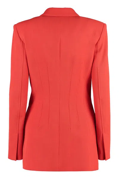 Genny Wool Blazer With Double-breasted Button Detailing