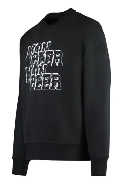 Moncler Men's Logo Detail Cotton Sweatshirt