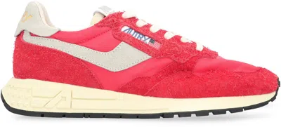 Autry Reelwind Low Nylon And Suede Sneakers