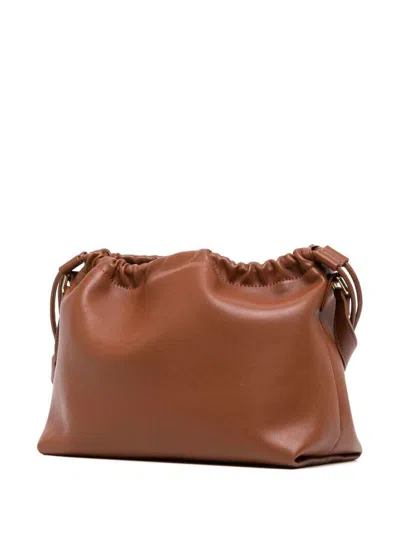 Apc Btown Crossbody Bag With Logo Lettering On The Front And Drawstring Closure In Ecoleather Woman