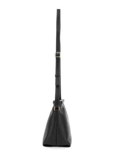 Apc A.p.c. Calfskin Shoulder Bag With Top Handle