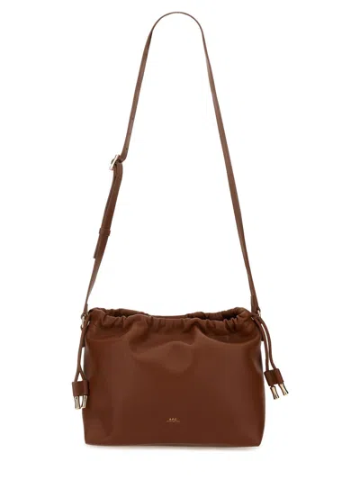 Apc A.p.c. Sac Ninon Mini Bags In Brown