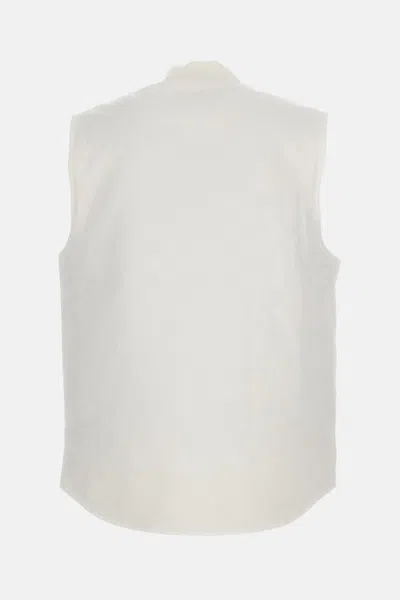 Carhartt Vest With Patch Pockets And Ribbed Collar