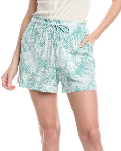 Nicole Miller Linen-blend Short In Multi