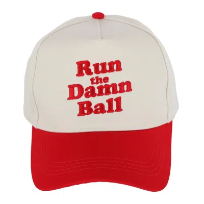 David & Young Unisex Run The Damn Ball Baseball Cap