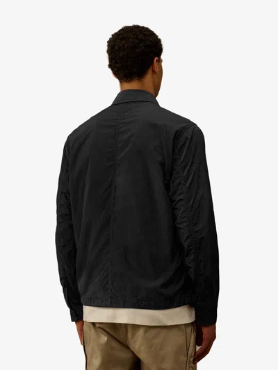 C.p. Company C.p.company Men Chrome-r Nylon Jacket In Black