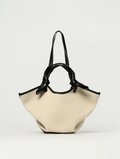 Hereu Fonol Small Canvas Tote In White