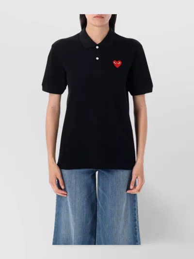 Comme Des Garçons Play Heart Polo Knit Short Sleeves