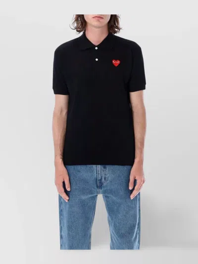 Comme Des Garçons Play Heart Polo Knit Short Sleeves