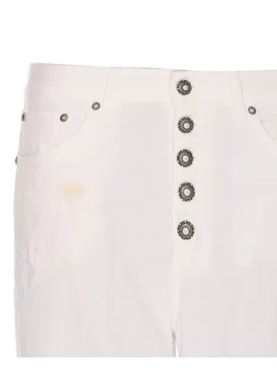 Dondup Koons Gioiello Jeans In Neutral