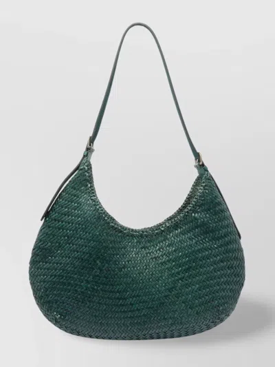 Dragon Diffusion Curved Woven Texture Shoulder Bag