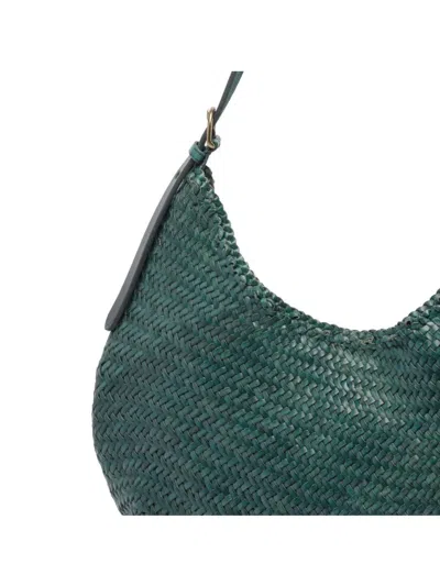 Dragon Diffusion Curved Woven Texture Shoulder Bag