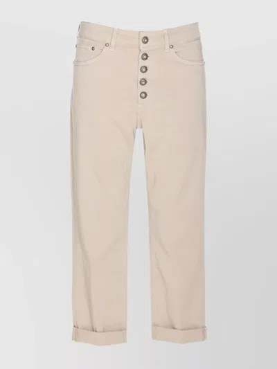 Dondup Trousers Featuring Bottom Cuffs And 5 Pockets In Multi