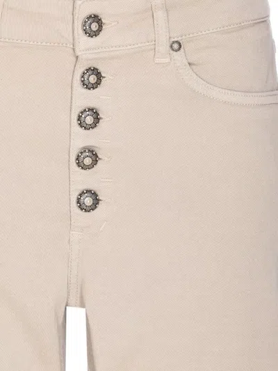 Dondup Trousers Featuring Bottom Cuffs And 5 Pockets In Multi