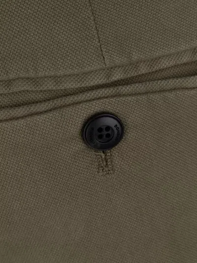 Dondup Trousers With Back Pockets And Rolled Cuffs