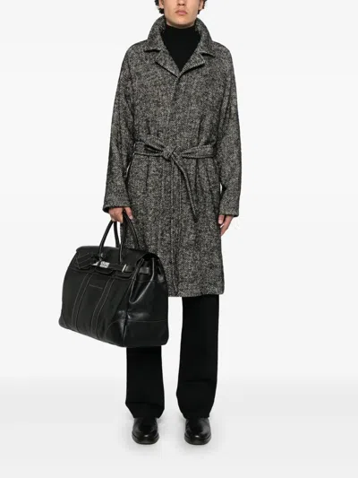 人字斜纹针织外套