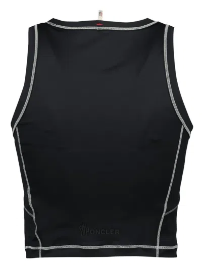Moncler Grenoble Black Polyamide Elastane Top