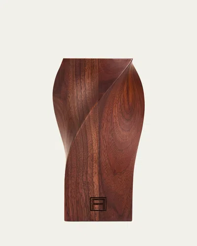 Assouline Walnut Twist Bookends In Brown