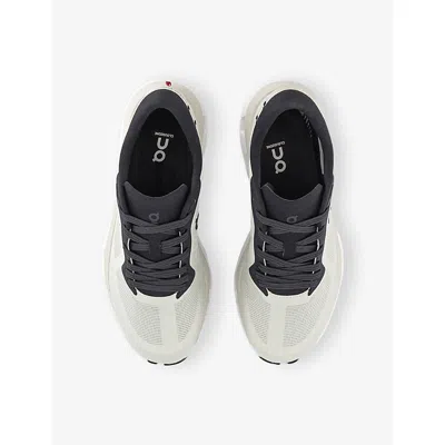 On Cloudze Stretch Recycled-knit Sneakers In White