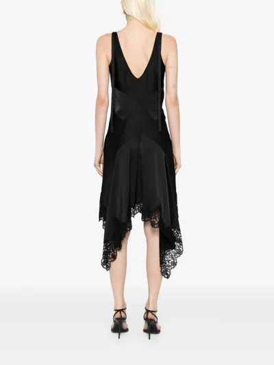 Monse Triangle Laced Mini Dress