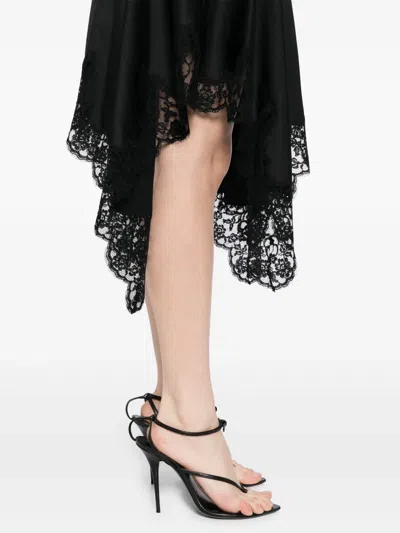 Monse Triangle Laced Mini Dress