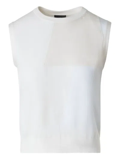 拼贴设计针织马甲