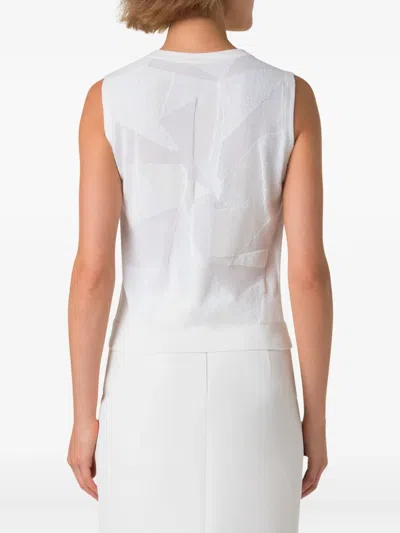 拼贴设计针织马甲