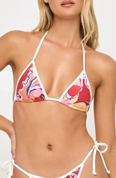L*space Lspace Triangle Bikini Top In Multi