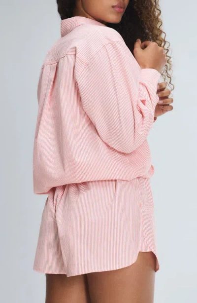 Savage X Fenty Kickback Casuals Pajama Button-up Shirt