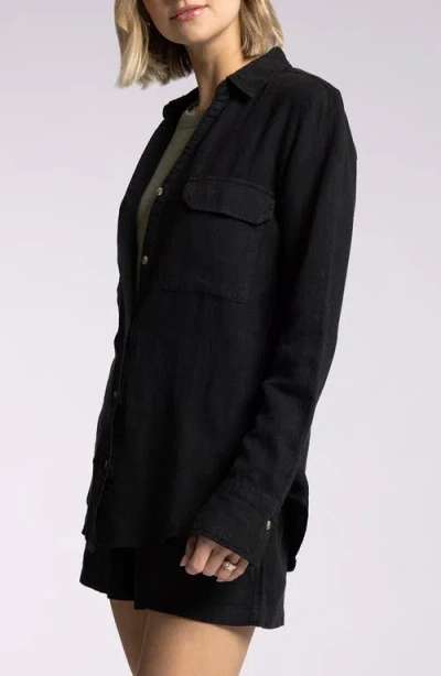 Thread & Supply Farrah Linen Blend Button-up Shirt